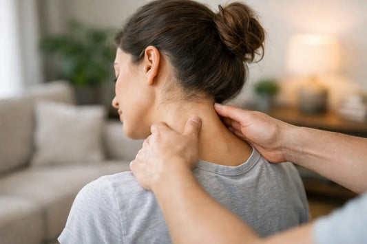 Nackenmassage zuhause gegen Verspannungen