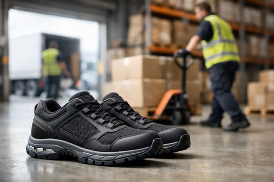 Schuhe für Logistik mit Dämpfung im Check