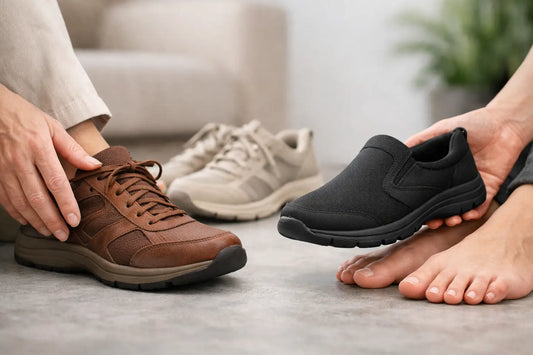 Bequeme Schuhe für breite Füße finden