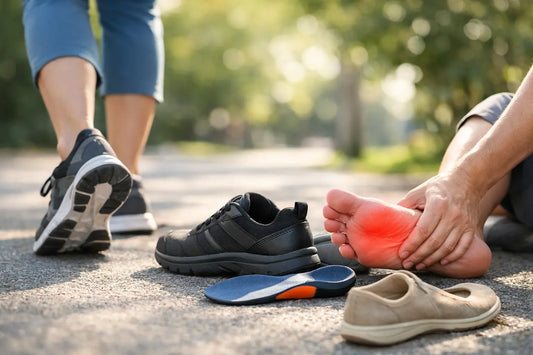 Schuhe gegen Fußschmerzen beim Gehen
