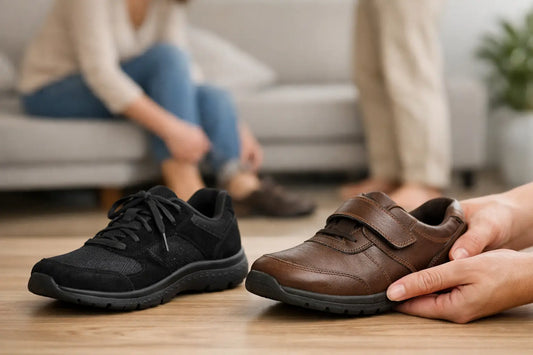 Schuhe mit breiter Vorfußform bequem wählen