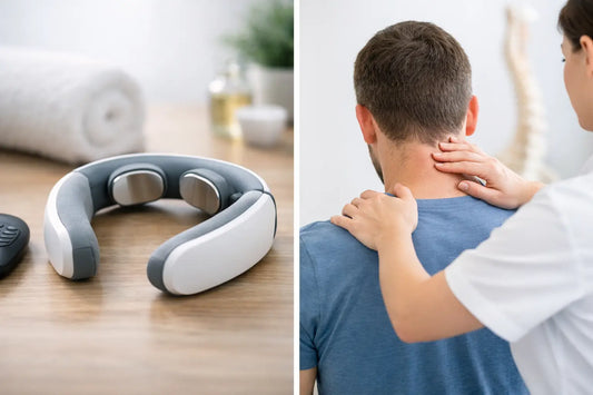 Nackenmassagegerät oder Physiotherapie?