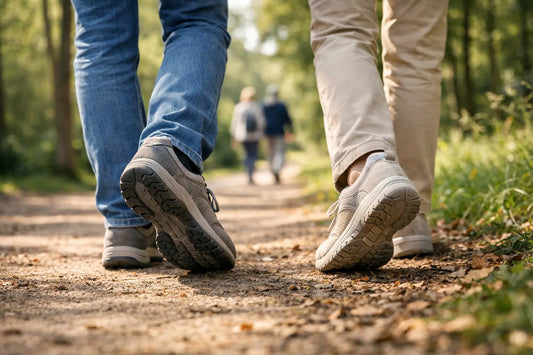Komfortschuhe für lange Spaziergänge finden
